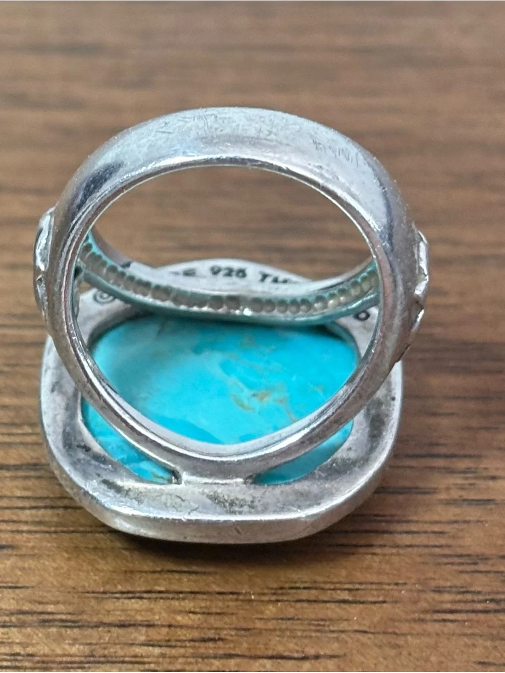 Studio Barse Turquoise Statement Ring – Sterling Silver (925) Southwestern Boho